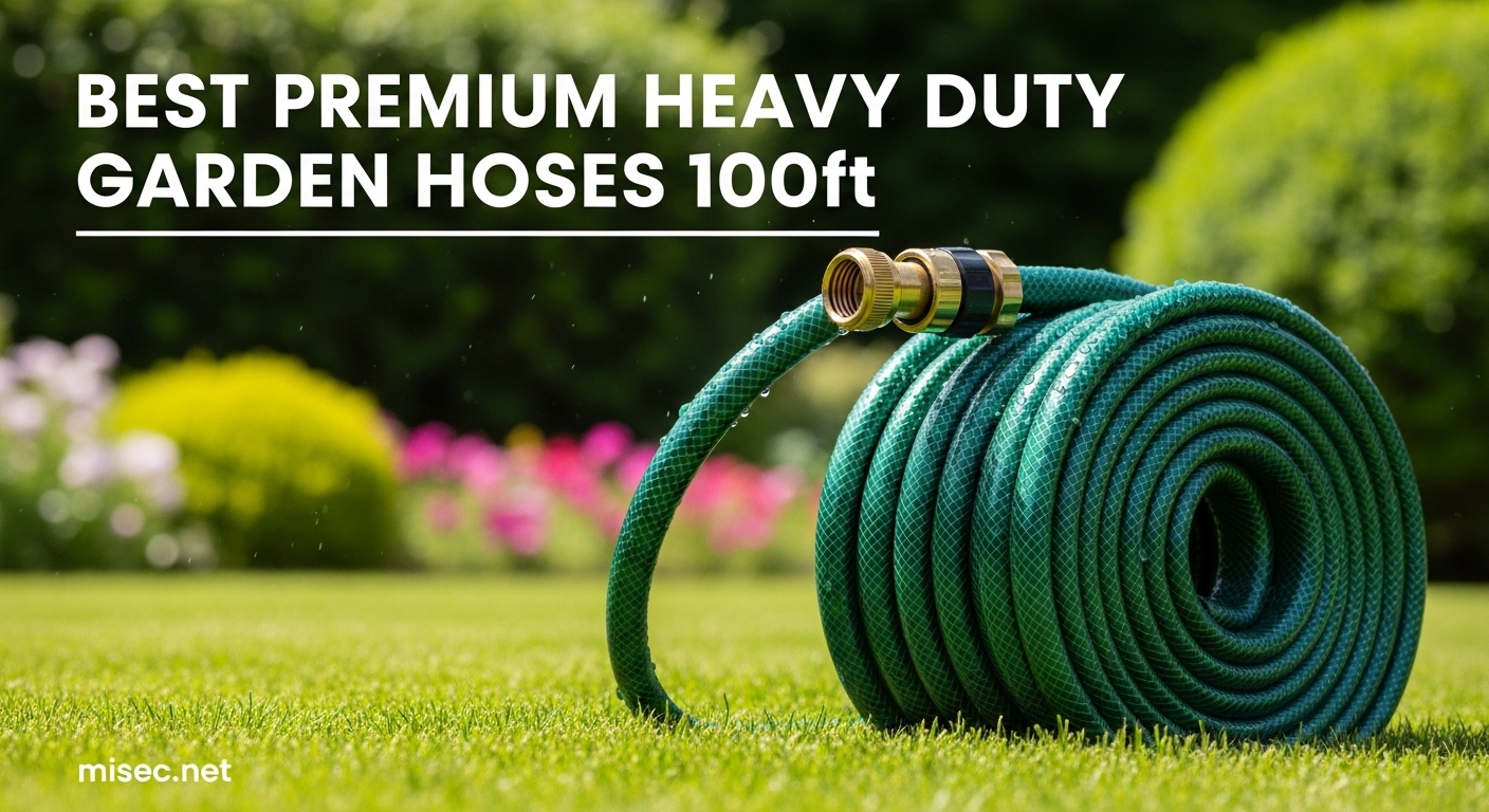 Best Premium Heavy Duty Garden Hoses 100ft