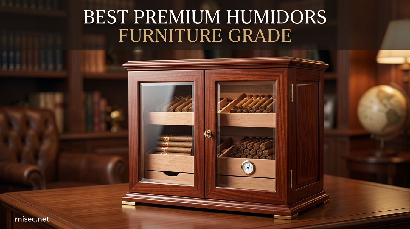 Best Premium Humidors Furniture Grade