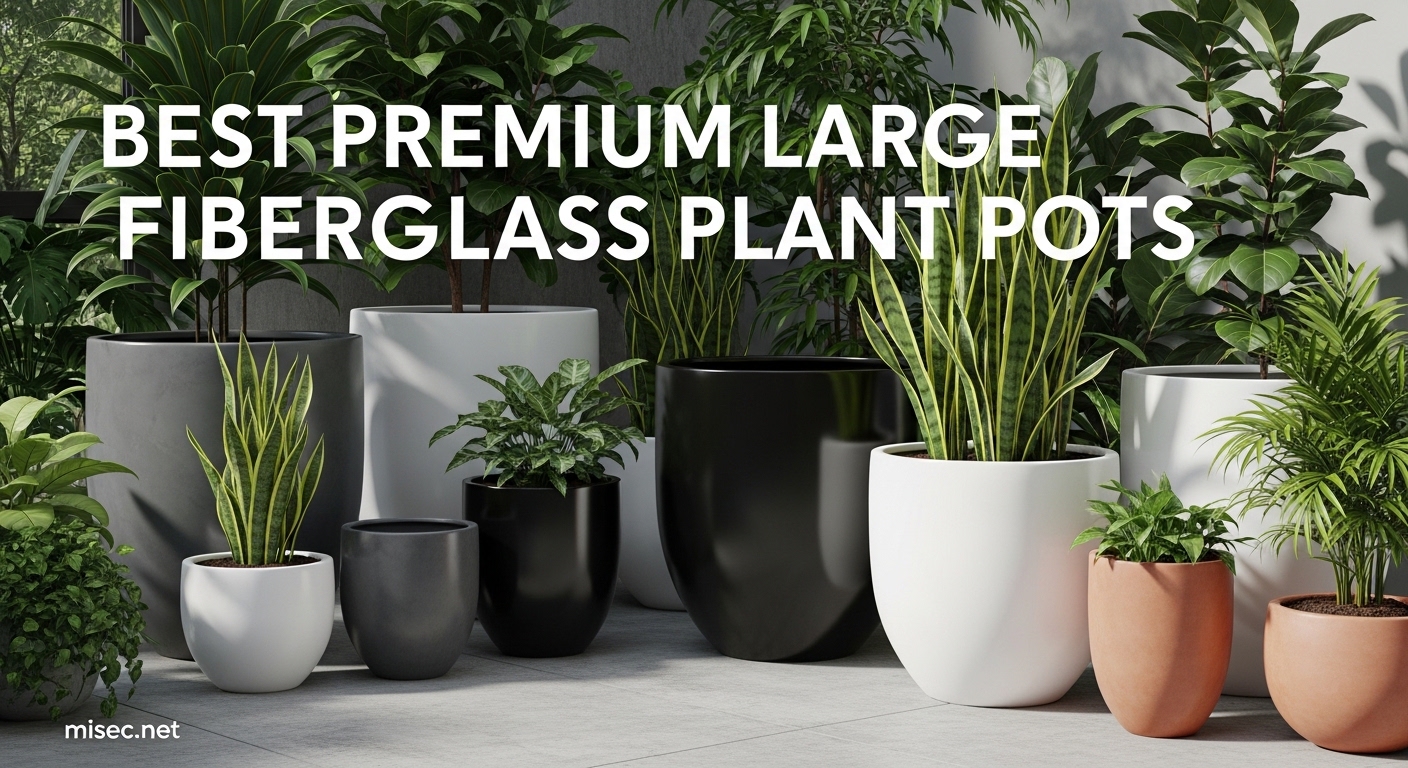 Best Premium Large Fiberglass Plant Pots