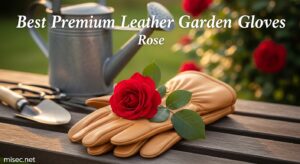 Best Premium Leather Garden Gloves Rose