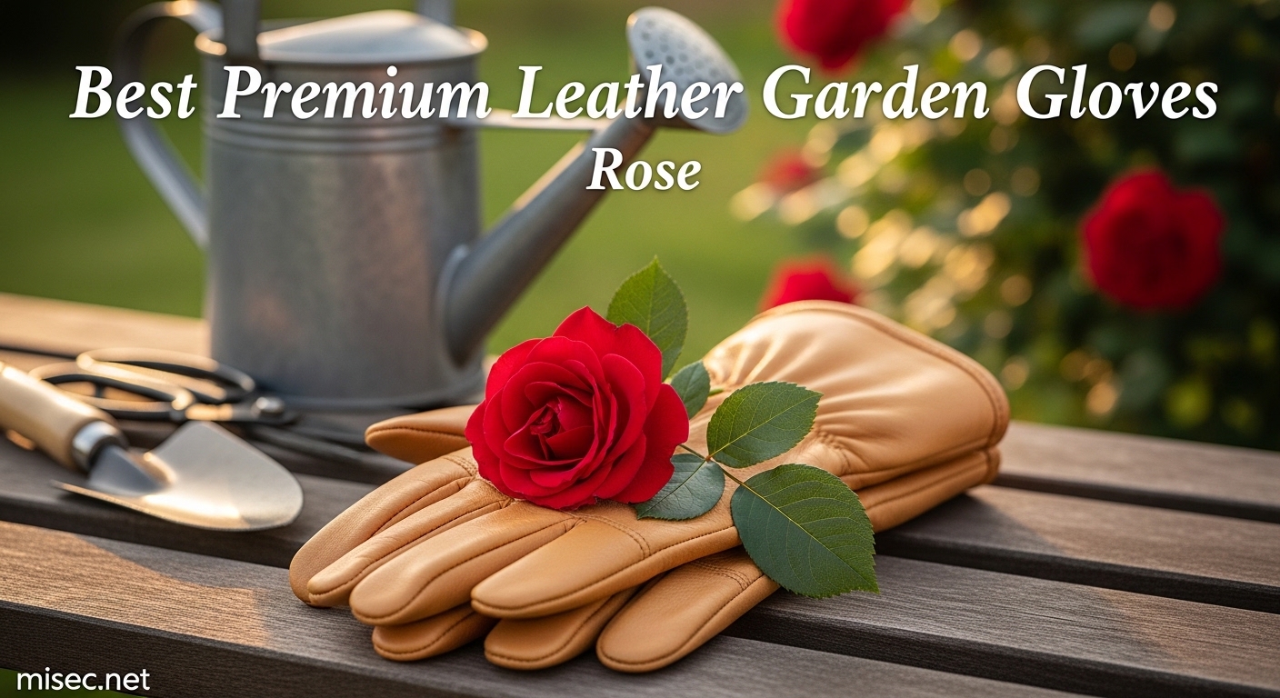 Best Premium Leather Garden Gloves Rose