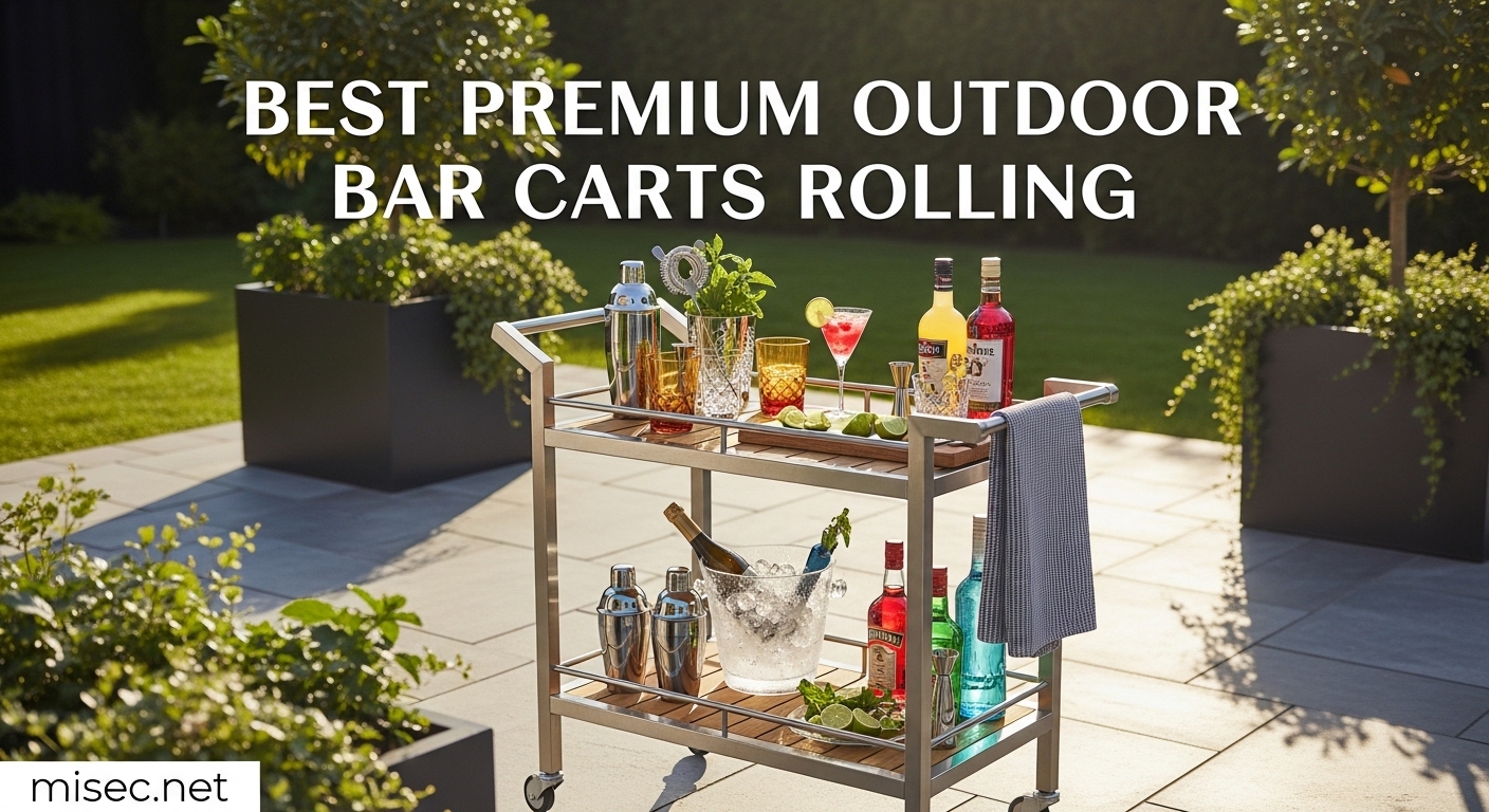 Best Premium Outdoor Bar Carts Rolling