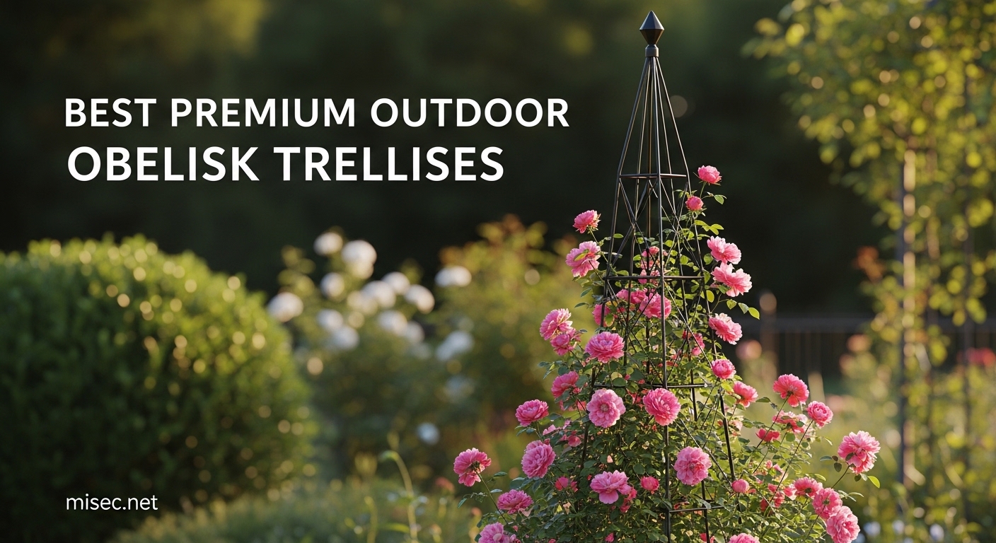 Best Premium Outdoor Obelisk Trellises