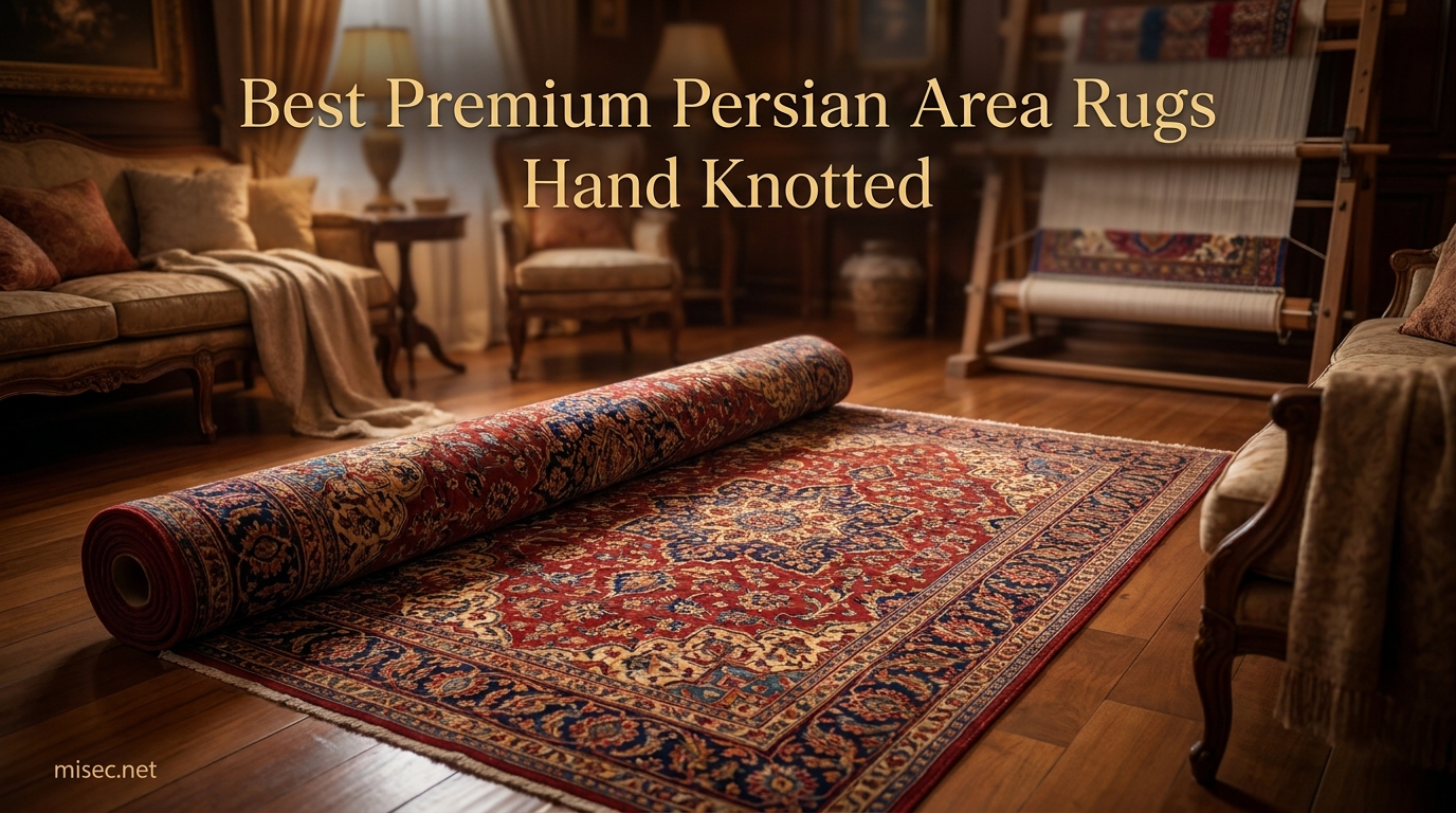 Best Premium Persian Area Rugs Hand Knotted