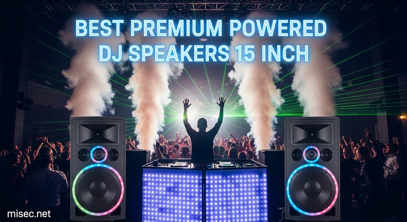 Best Premium Powered DJ Speakers 15 Inch