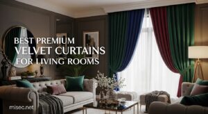 Best Premium Velvet Curtains for Living Rooms