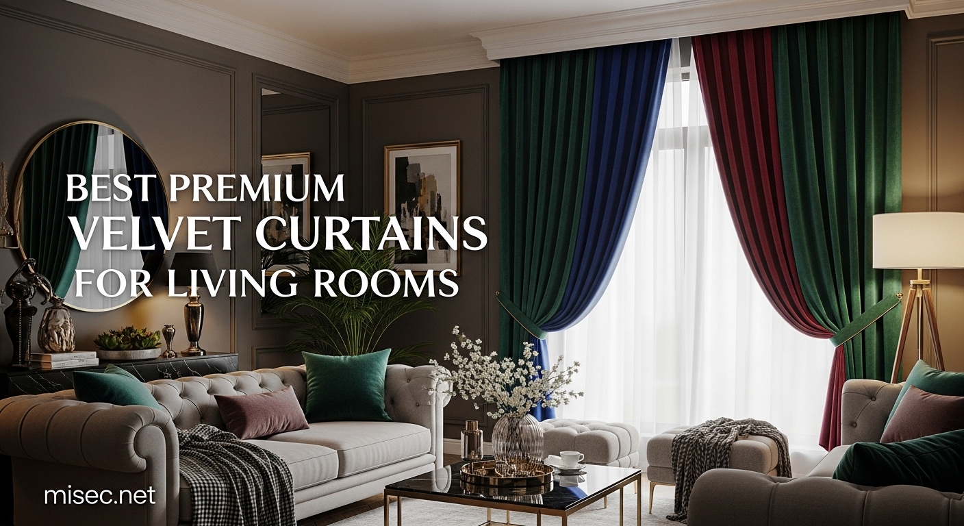 Best Premium Velvet Curtains for Living Rooms