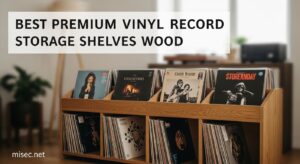 Best Premium Vinyl Record Storage Shelves Wood