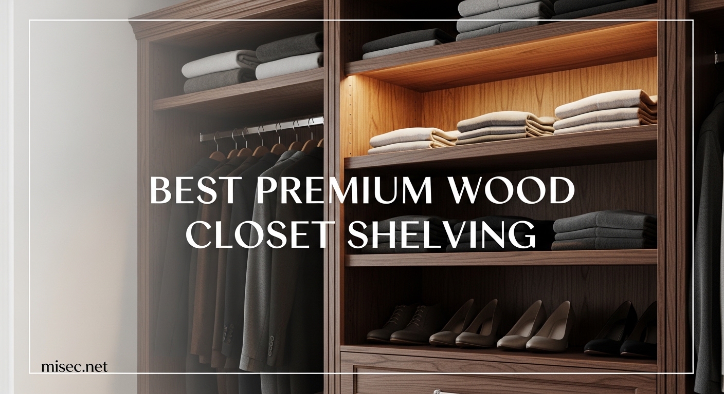 Best Premium Wood Closet Shelving