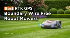 Best RTK GPS Boundary Wire Free Robot Mowers