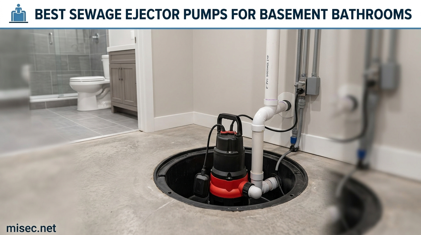 Best Sewage Ejector Pumps for Basement Bathrooms