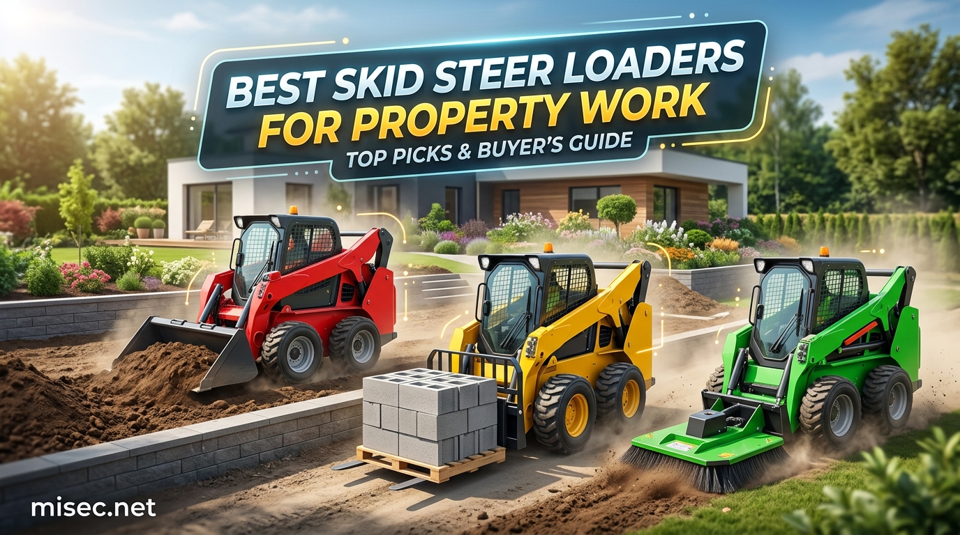 Best Skid Steer Loaders for Property Work