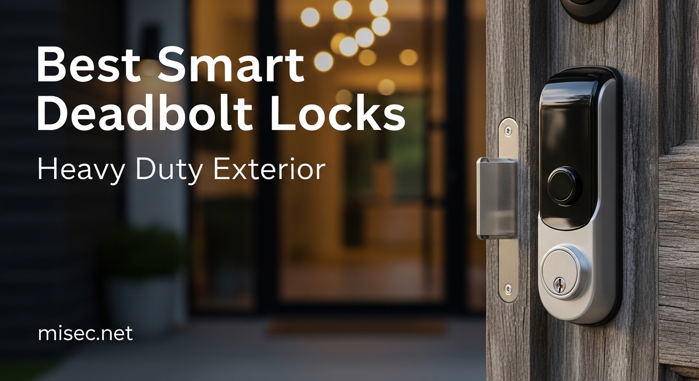 Best Smart Deadbolt Locks Heavy Duty Exterior