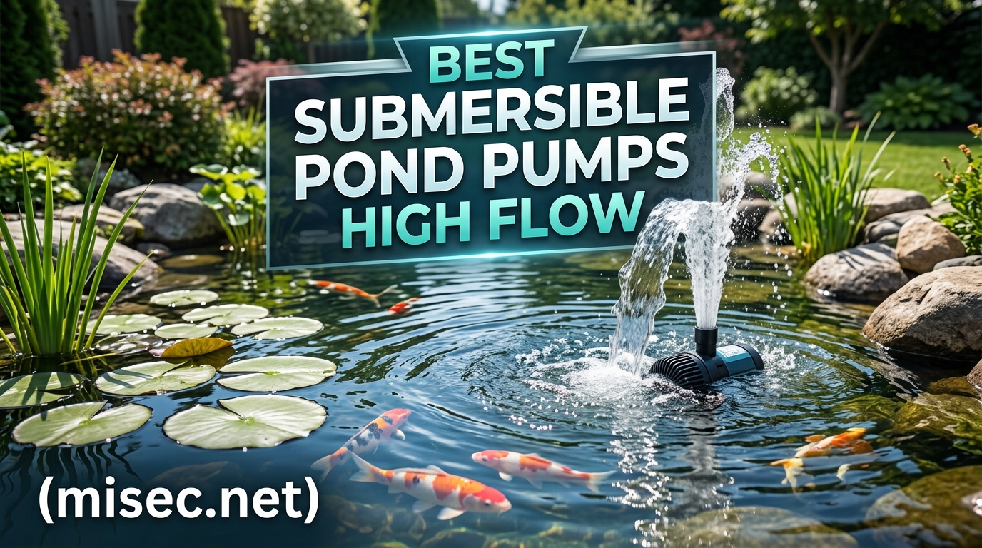 Best Submersible Pond Pumps High Flow