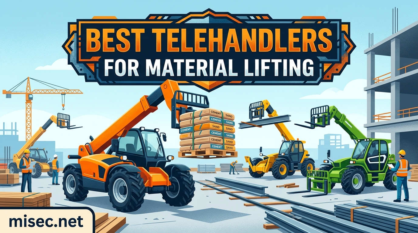 Best Telehandlers for Material Lifting