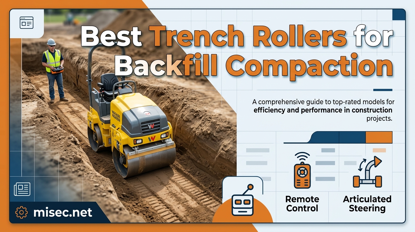 Best Trench Rollers for Backfill Compaction