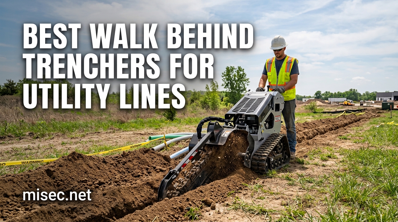 Best Walk Behind Trenchers for Utility Lines