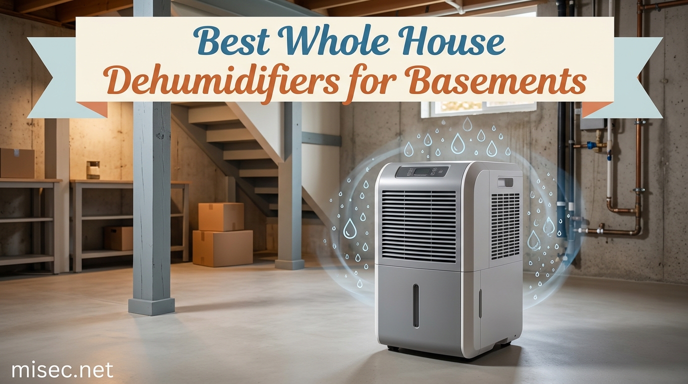 Best Whole House Dehumidifiers for Basements