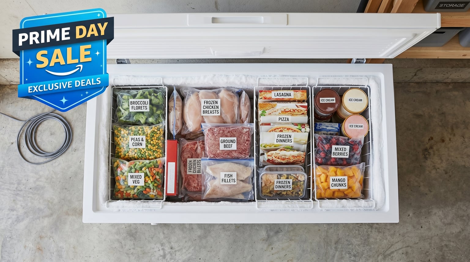 Best Amazon Prime Day Chest Freezer Deals 2026