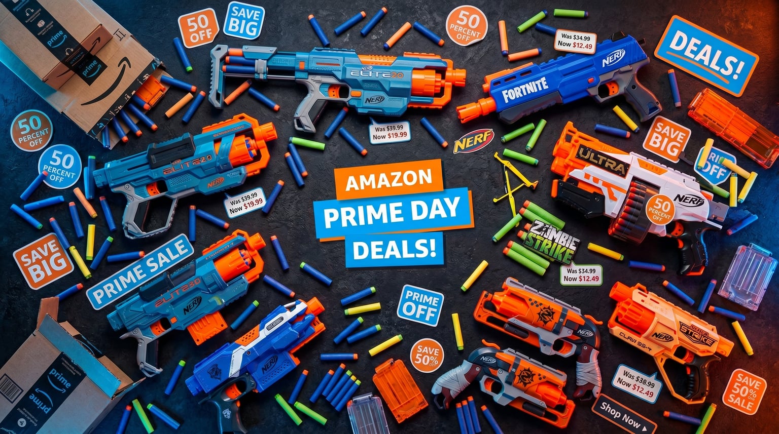 Best Amazon Prime Day Nerf Deals 2026
