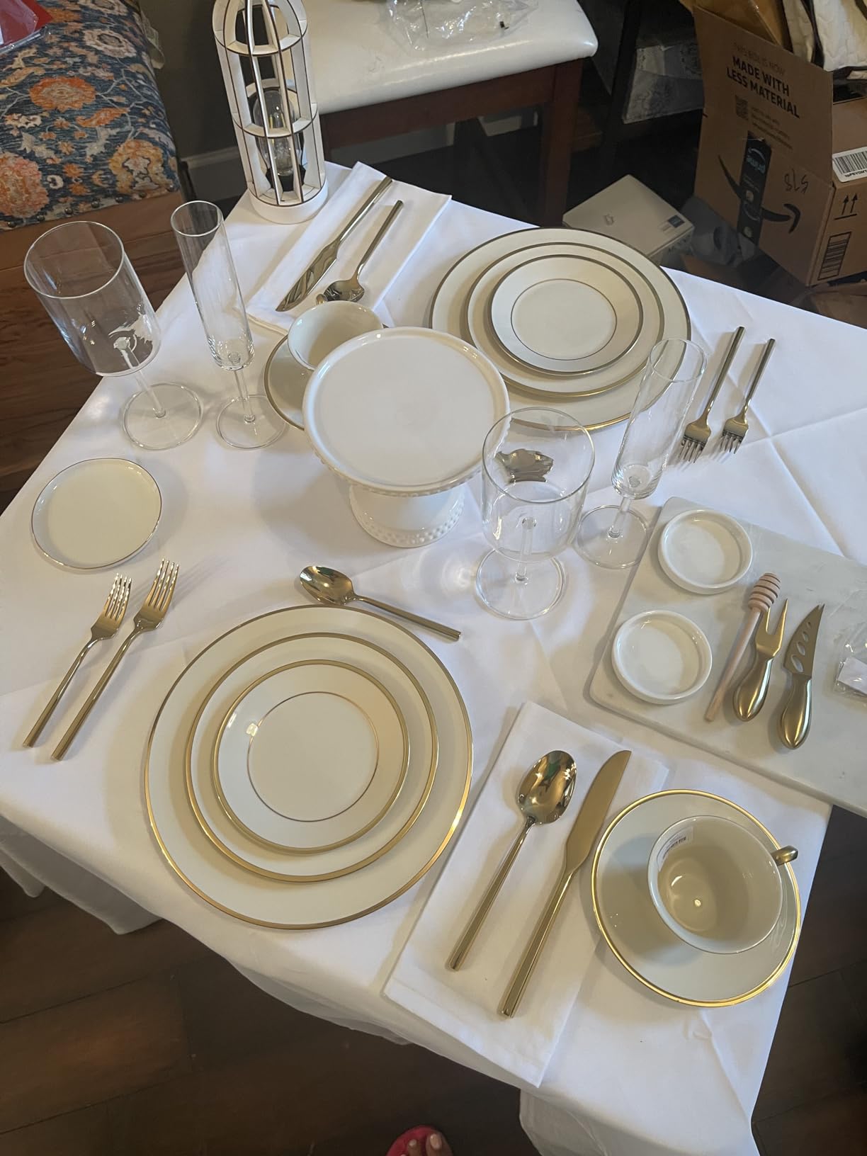 Eternal Porcelain 5-Piece Dinnerware Set for 1 customer photo 1