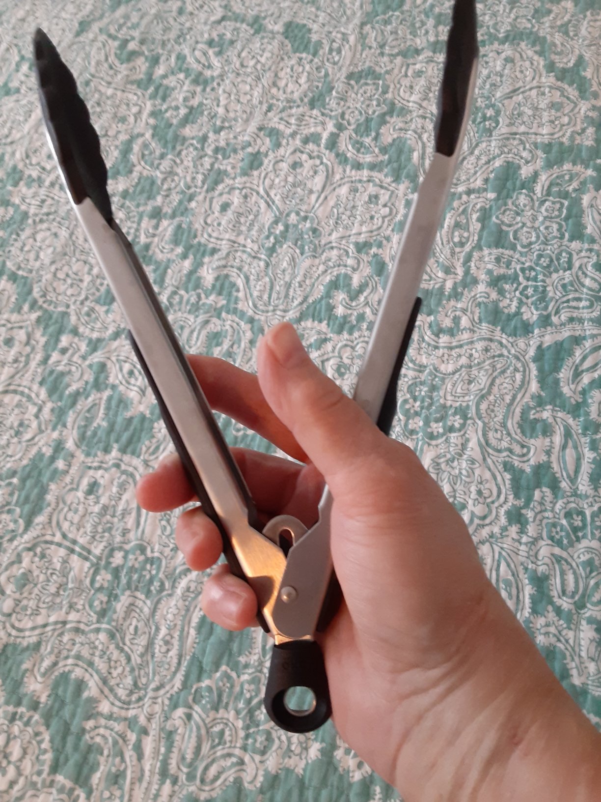 OXO Good Grips 9-Inch Locking Tongs with Nylon Heads customer photo 2