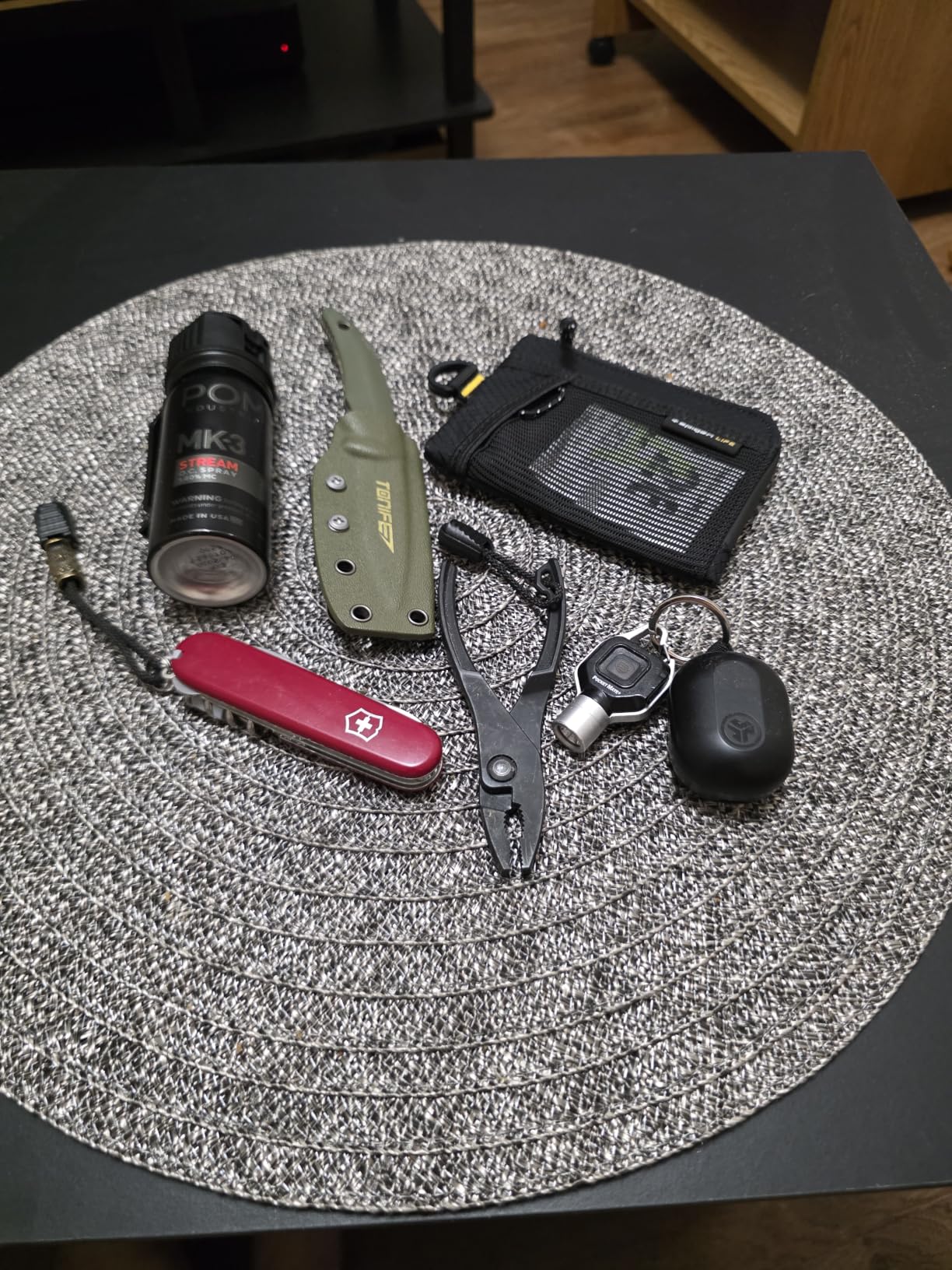 Compact Swiss Army Knife, 15-Function Pocket Knife, Red | Swiss made EDC tool includes sharp scissors, multipurpose hook, nail file, ballpoint pen, tweezers, and toothpick customer photo 1