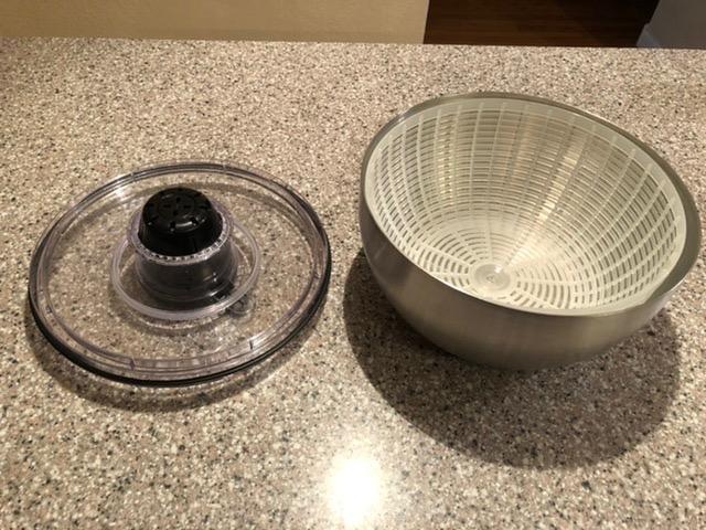 OXO Steel Salad Spinner customer photo 1
