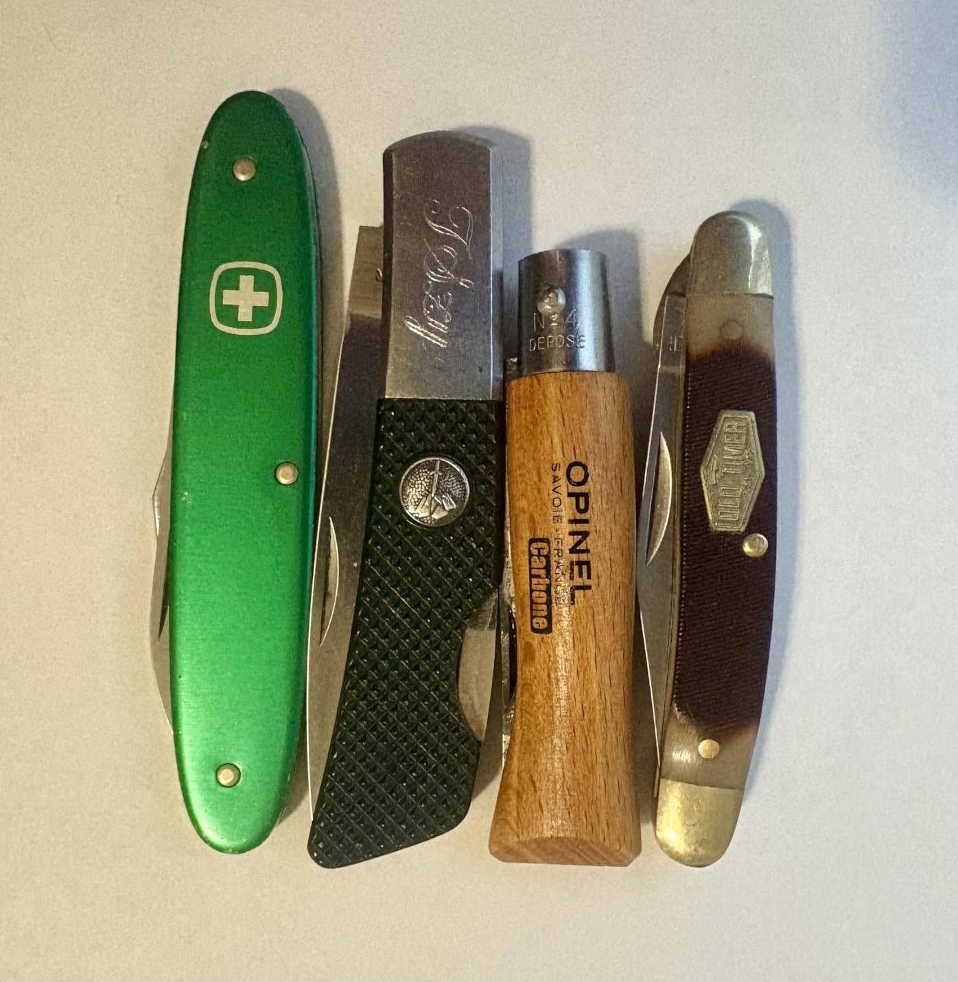 No. 03 Carbone - Carbon Steel Folding Pocket Knife, Beechwood Handle customer photo 1