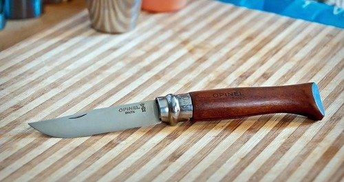No. 06 INOX - Stainless Steel Folding Pocket Knife, Beechwood Handle customer photo 1