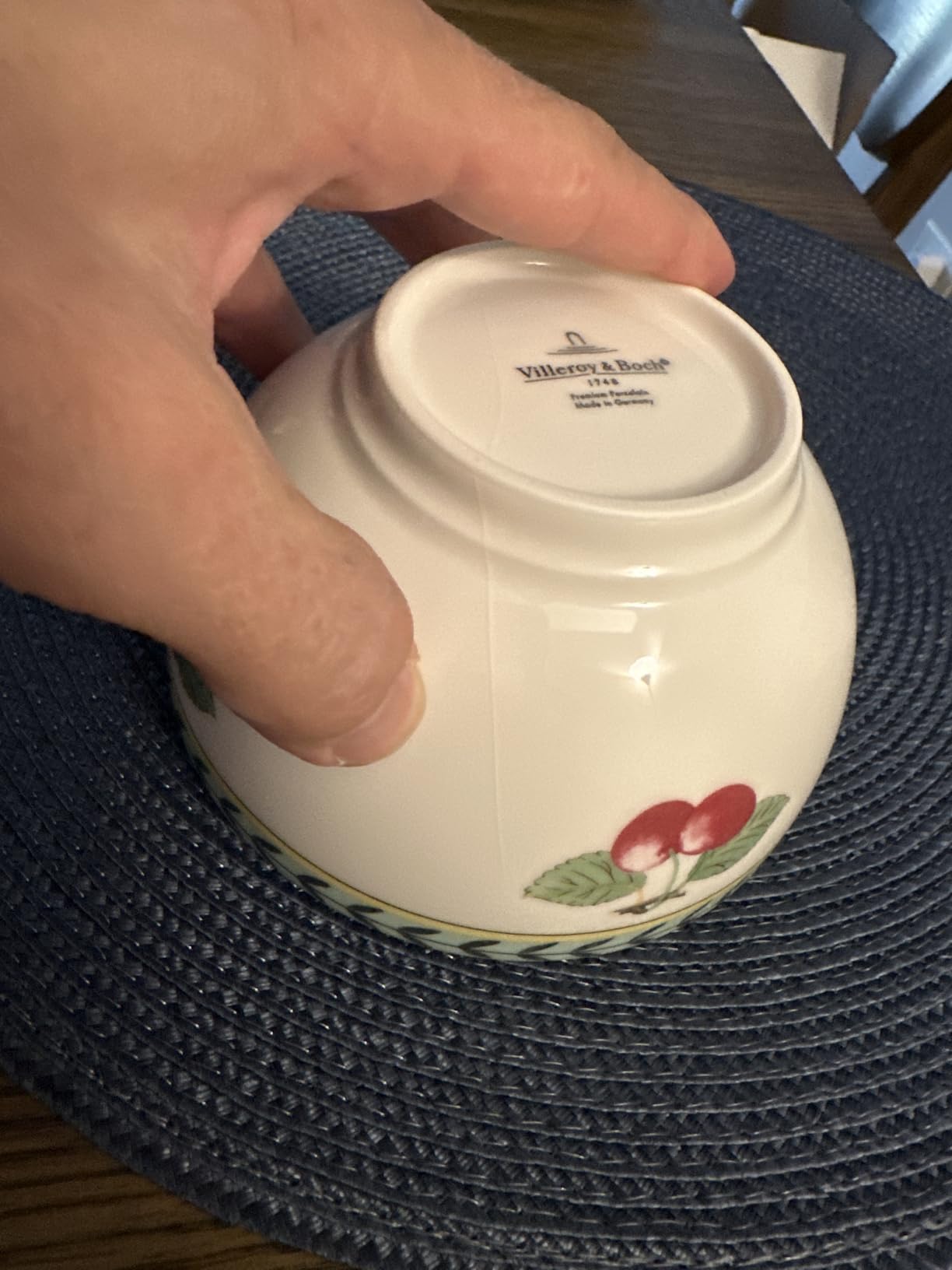 Villeroy & Boch French Garden Dinnerware Set, Multicolor, 12 Piece | Multicolor porcelain dinnerware set with bowls, plates, mugs, made in Germany, dishwasher and microwave safe, serves four customer photo 1