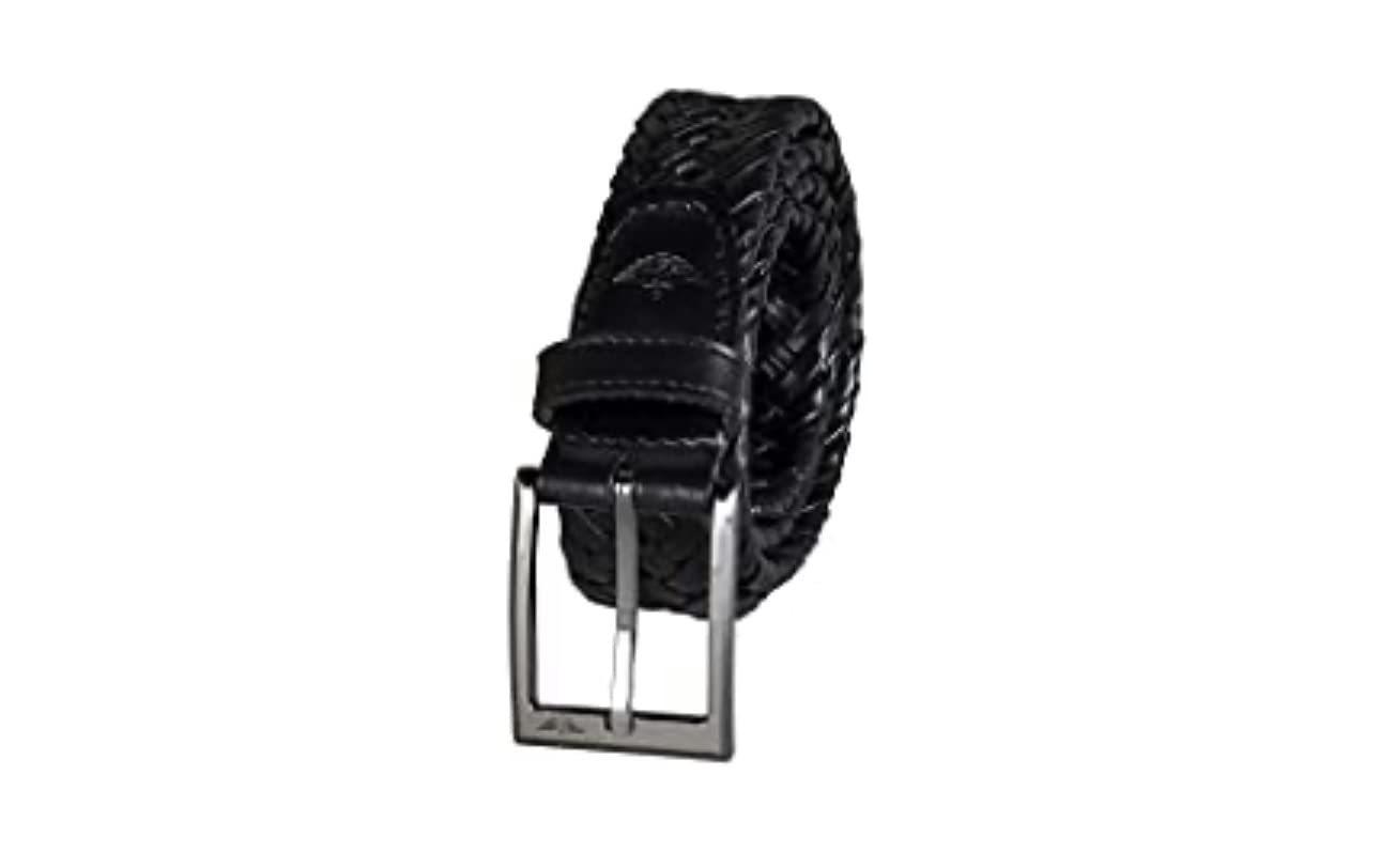 DOCKERS Men's Braided Leather Belt, Fully Adjustable Casual Strap for Everyday Wear customer photo 1