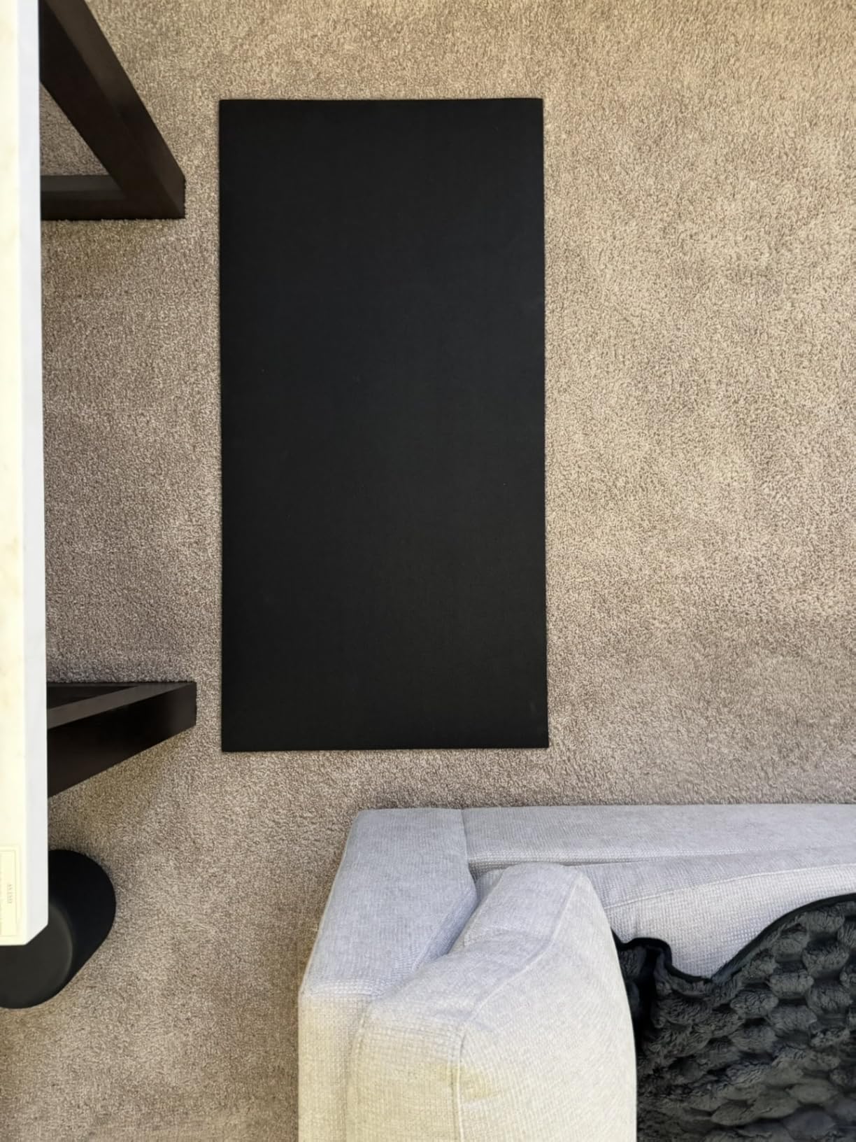 Rubber-Cal Recycled Flooring 3/8 in. x 4 ft. x 6 ft. - Black Rubber Mats customer photo 1