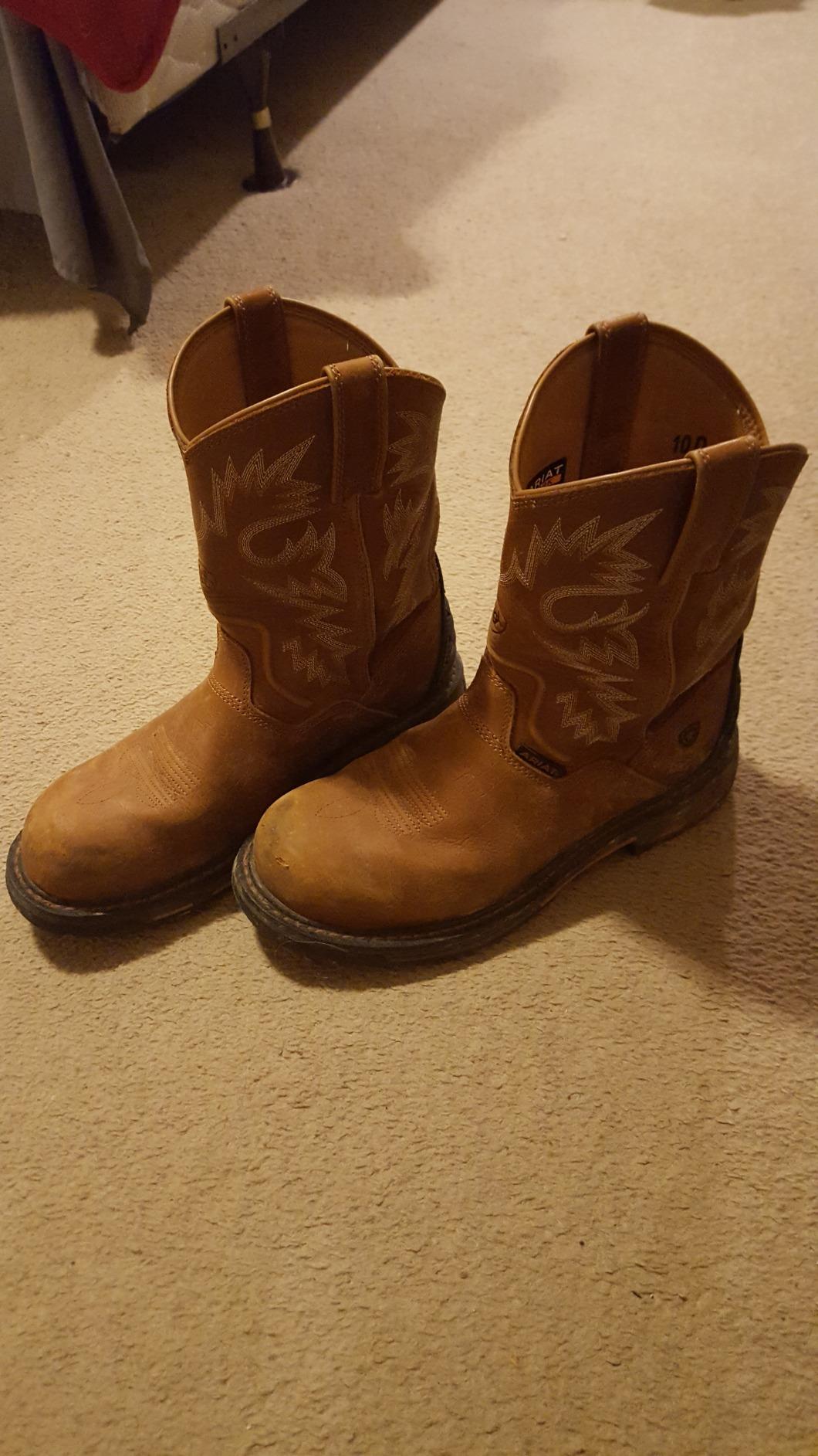 Ariat Men's WorkHog Waterproof Composite Toe Work Boot customer photo 2