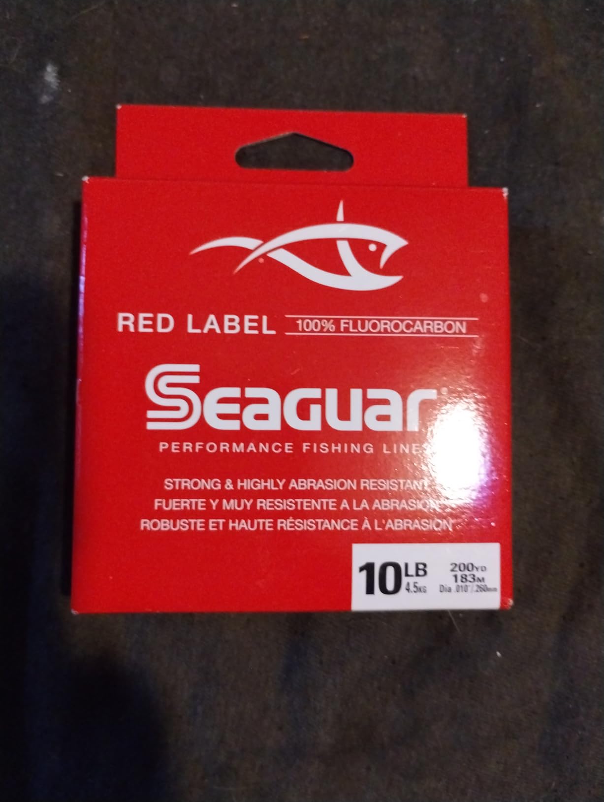 Seaguar Red Label Fishing Line for Power Baits & Heavy-Duty Applications, Freshwater, 100% Fluorocarbon, Clear, Multiple Sizes customer photo 1