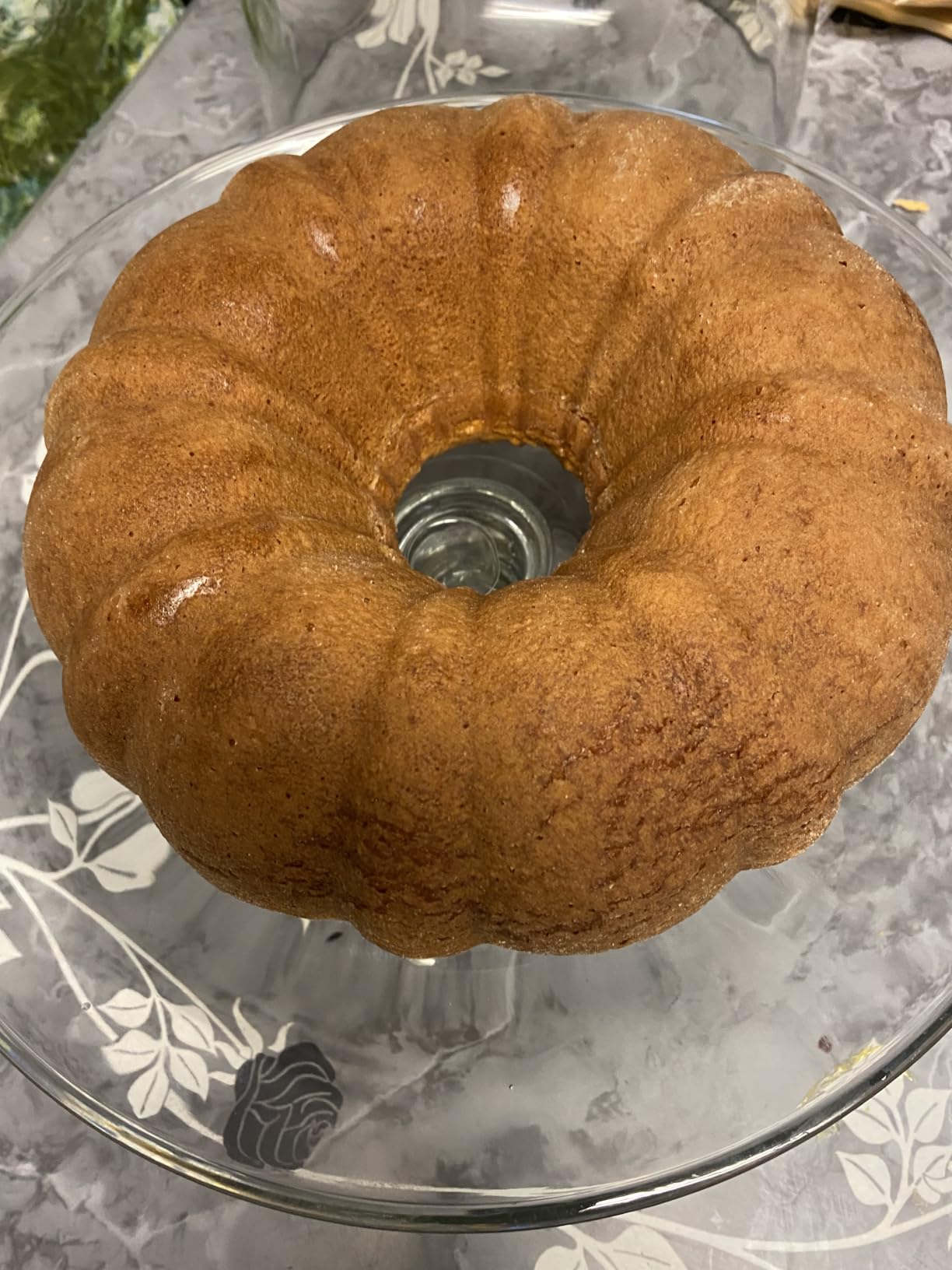 Gold Non-Stick Fluted Tube Pan, Stainless Steel, 9.49 in. | Non-Stick Steel with Scratch-Resistant Coating, Resists Warping, Dishwasher Safe, Perfect for Bundt & Fluted Tube Cakes customer photo 2