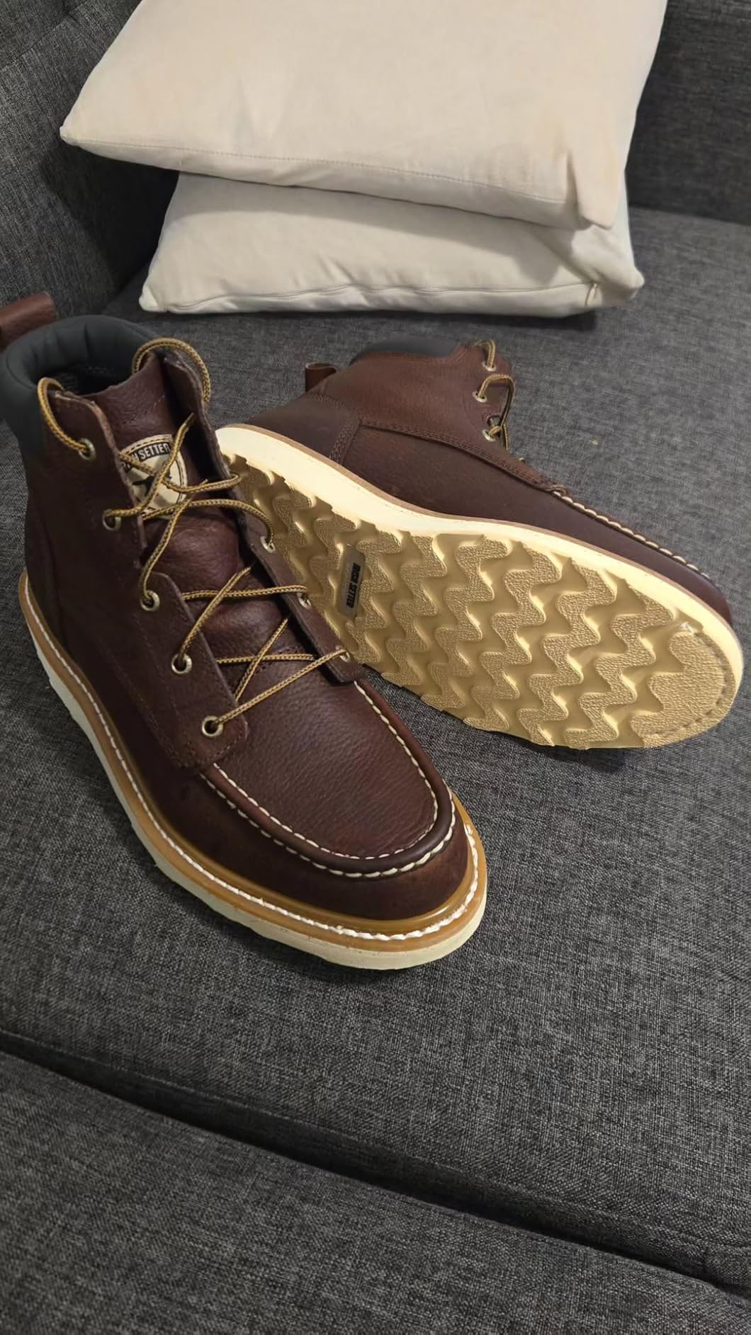 Ashby, Men's, Soft Toe, Work Boot, Brown customer photo 1