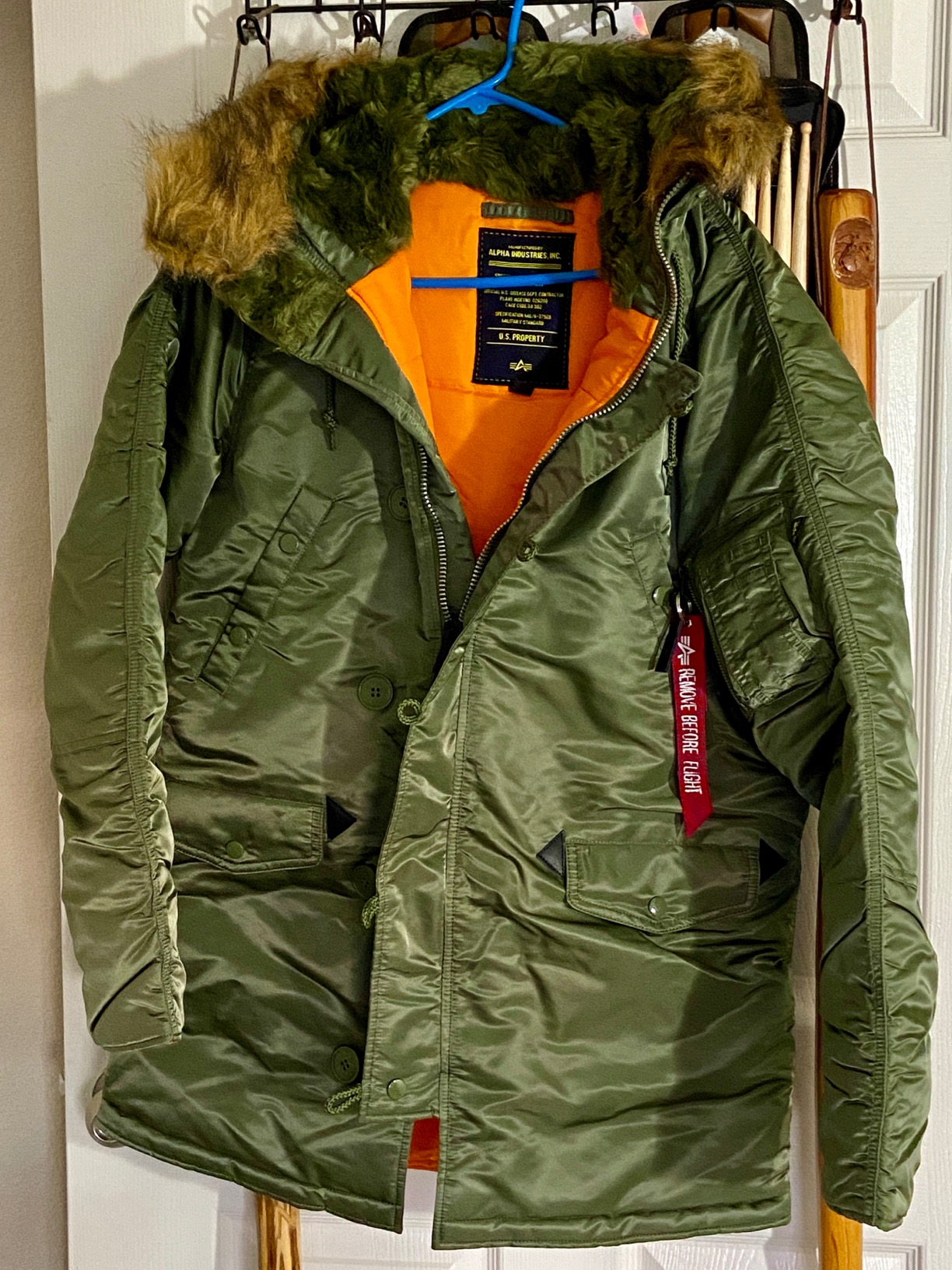 Men's Slim Fit N-3B Parka customer photo 1