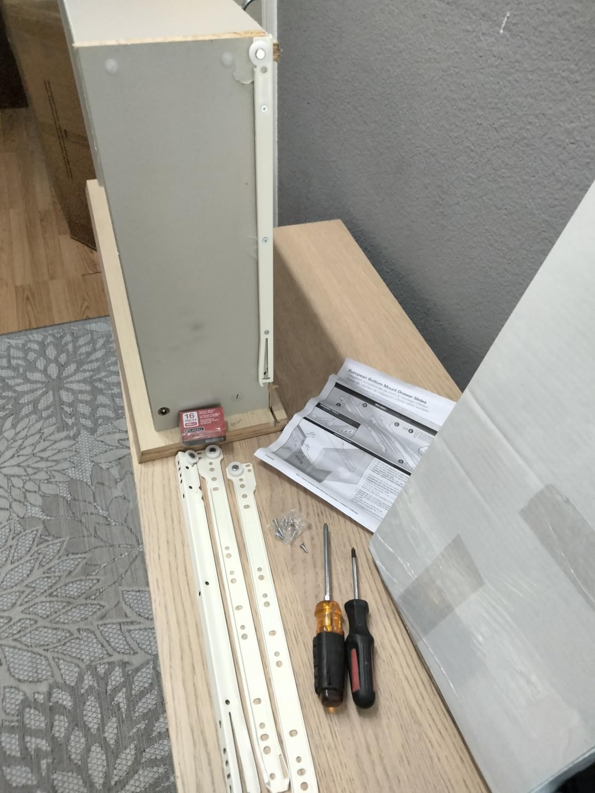 Liberty D68816C-W-TS 16-Inch Bottom Mount Drawer Slide customer photo 2