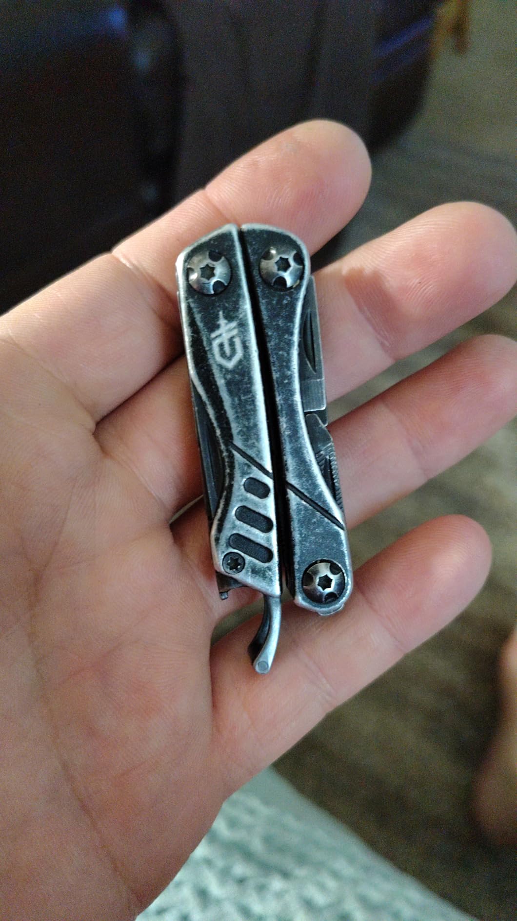 Gerber Gear Dime 12-in-1 Mini EDC Multitool - Needle Nose Pliers, Pocket Knife, Keychain, Bottle Opener - Gifts for Men, EDC Gear and Equipment - Black customer photo 1