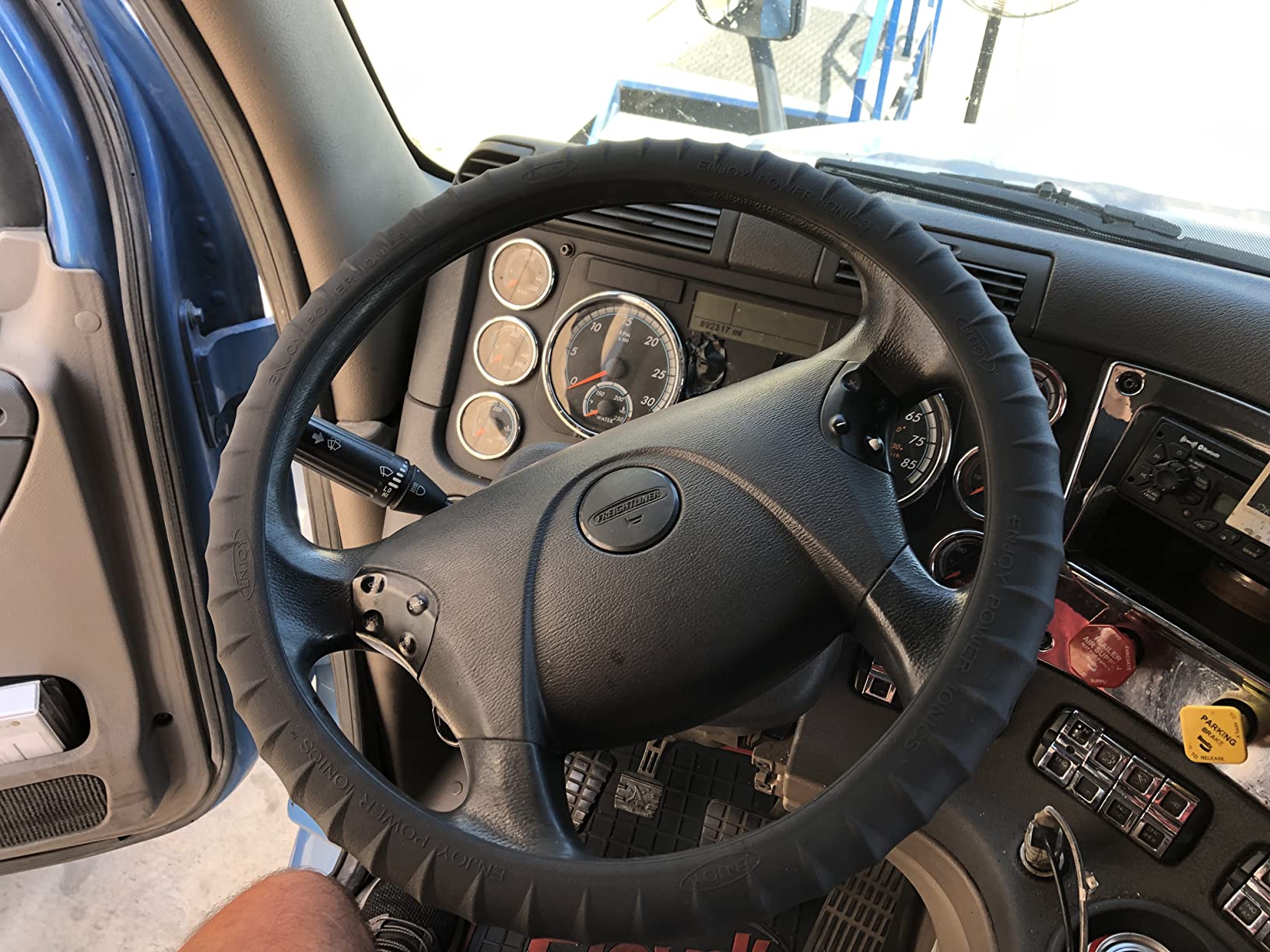 Cameleon Cover Silicone Semi-Truck Steering Wheel Cover Fits 16