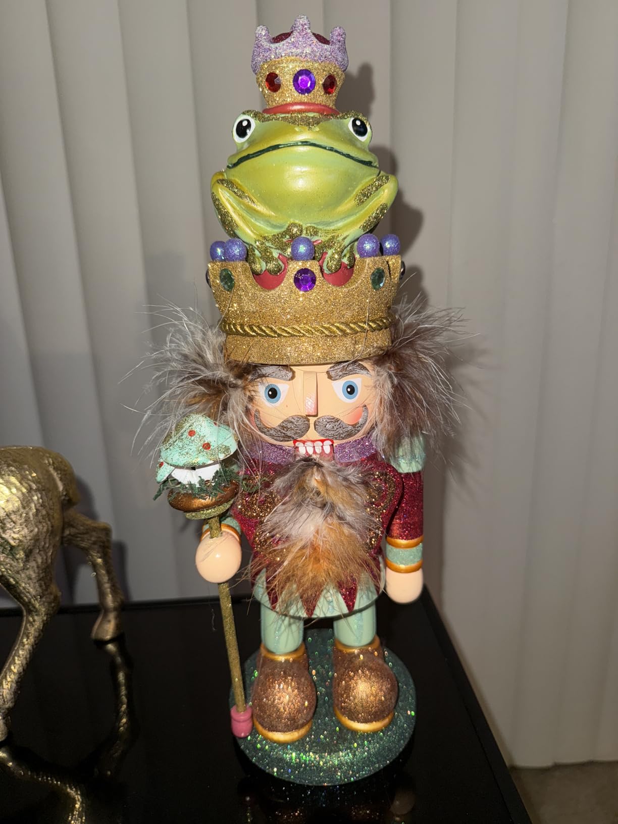 Kurt Adler Hollywood Mouse King Nutcracker, 12-Inch customer photo 1