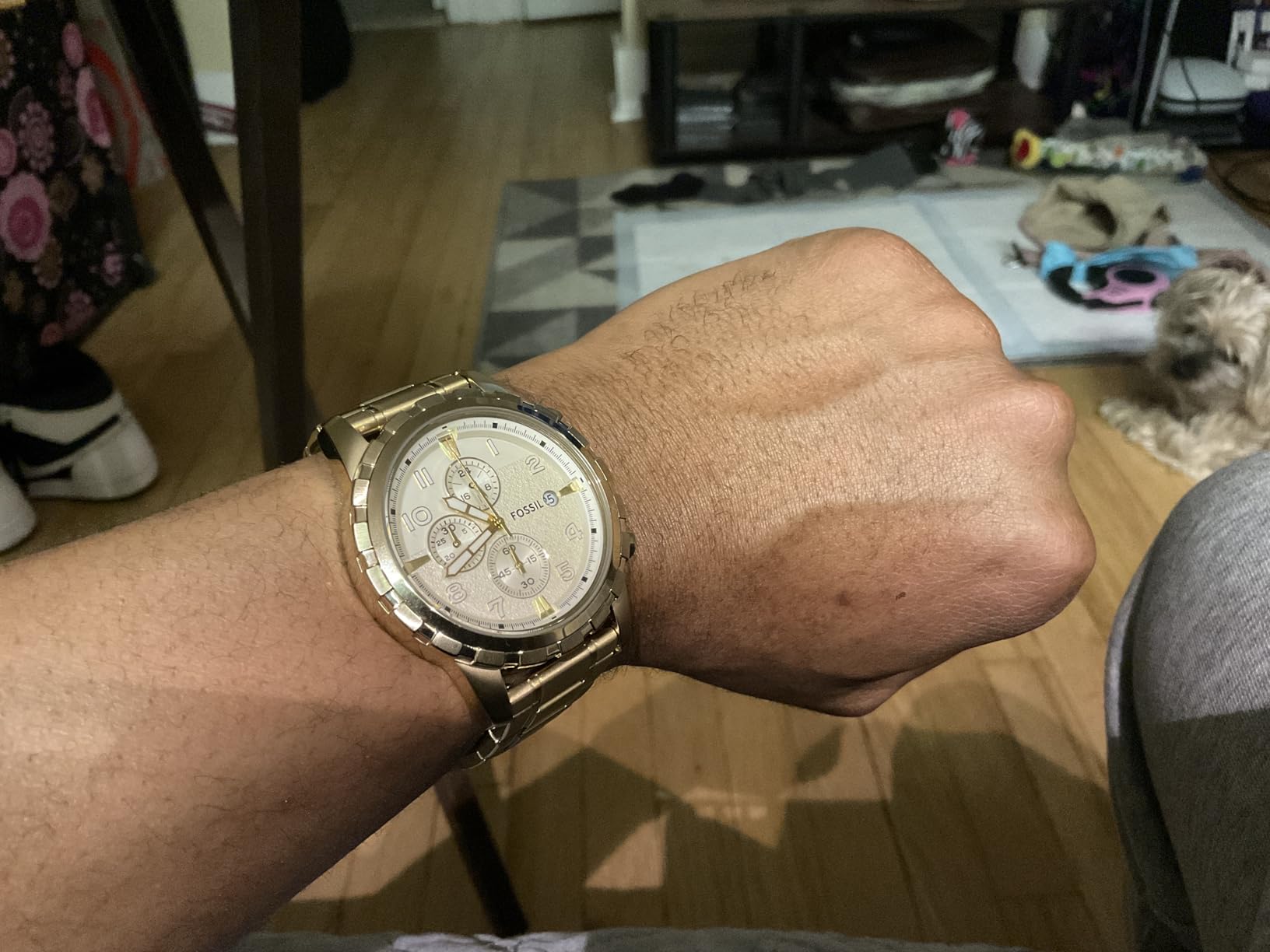 Fossil Men's Dean Quartz Stainless Steel Chronograph Watch customer photo 1
