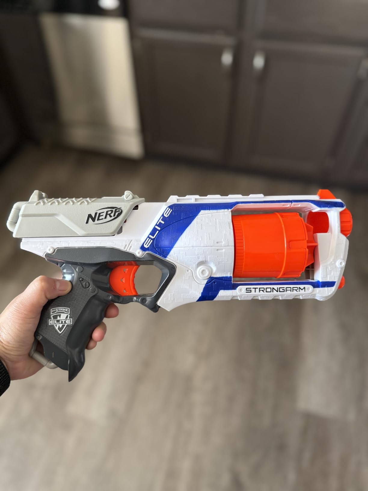 Nerf N Strike Elite Strongarm Toy Blaster with Rotating Barrel customer photo 1
