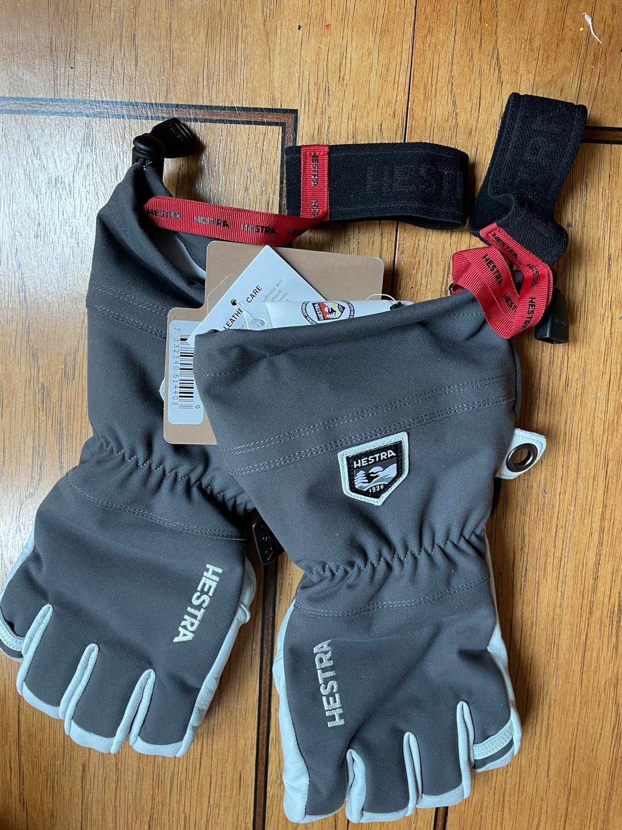 Army Leather Heli Ski Glove, 5-Finger Snow Glove for Skiing & Snowboarding for Men & Women customer photo 1