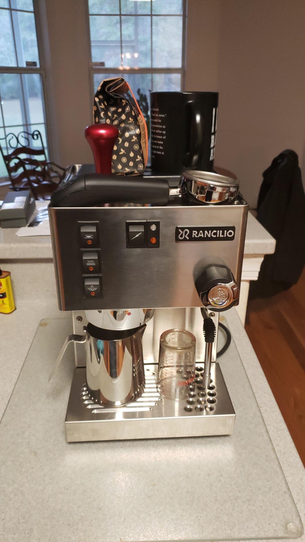 Rancilio Silvia Espresso Machine, 0.3 liters, with Iron Frame and Stainless Steel Side Panels customer photo 2