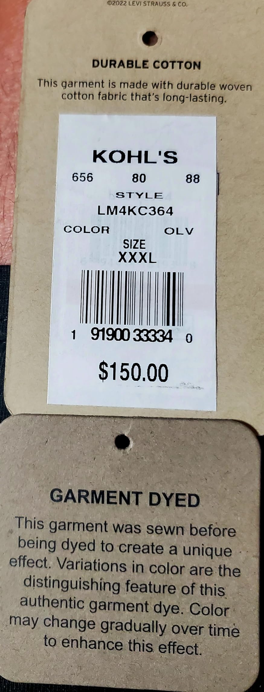 Levi's Men's Washed Cotton Hooded Military Jacket (Regular & Big & Tall Sizes) customer photo 1