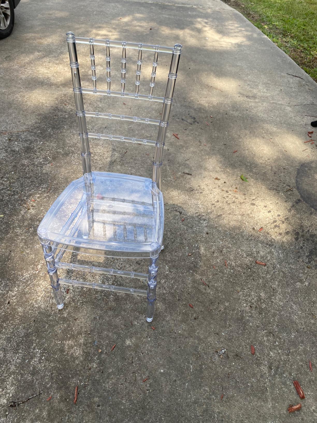 Flash Elegance Crystal Ice Stacking Chiavari Chair customer photo 2