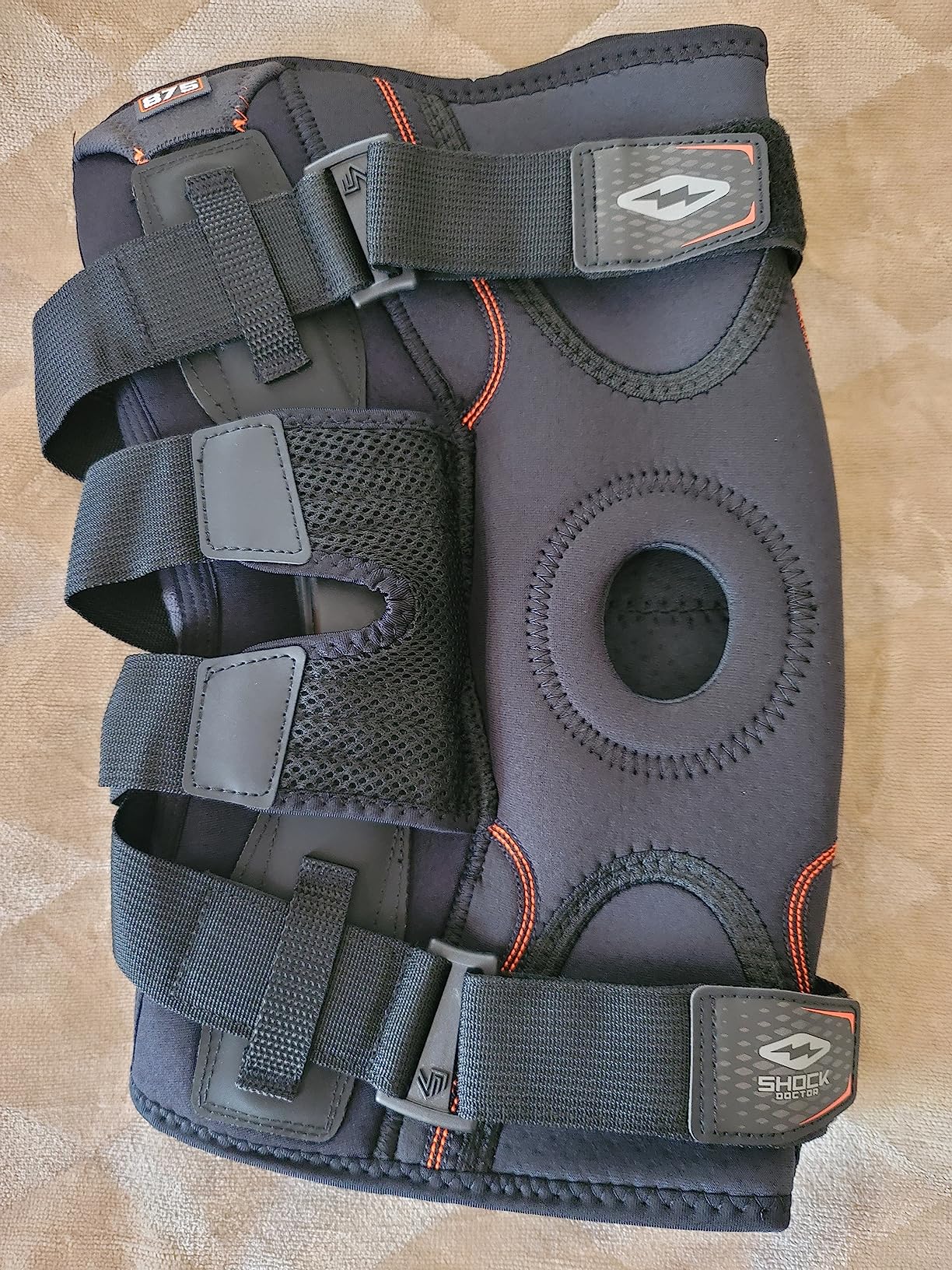 Shock Doctor Knee Brace, Compression Knee Brace for Men & Women, Hinged Knee Brace with Side Stabilizers, Maximum Support, Adjustable Dual Hinges, Knee Braces and Knee Support customer photo 2