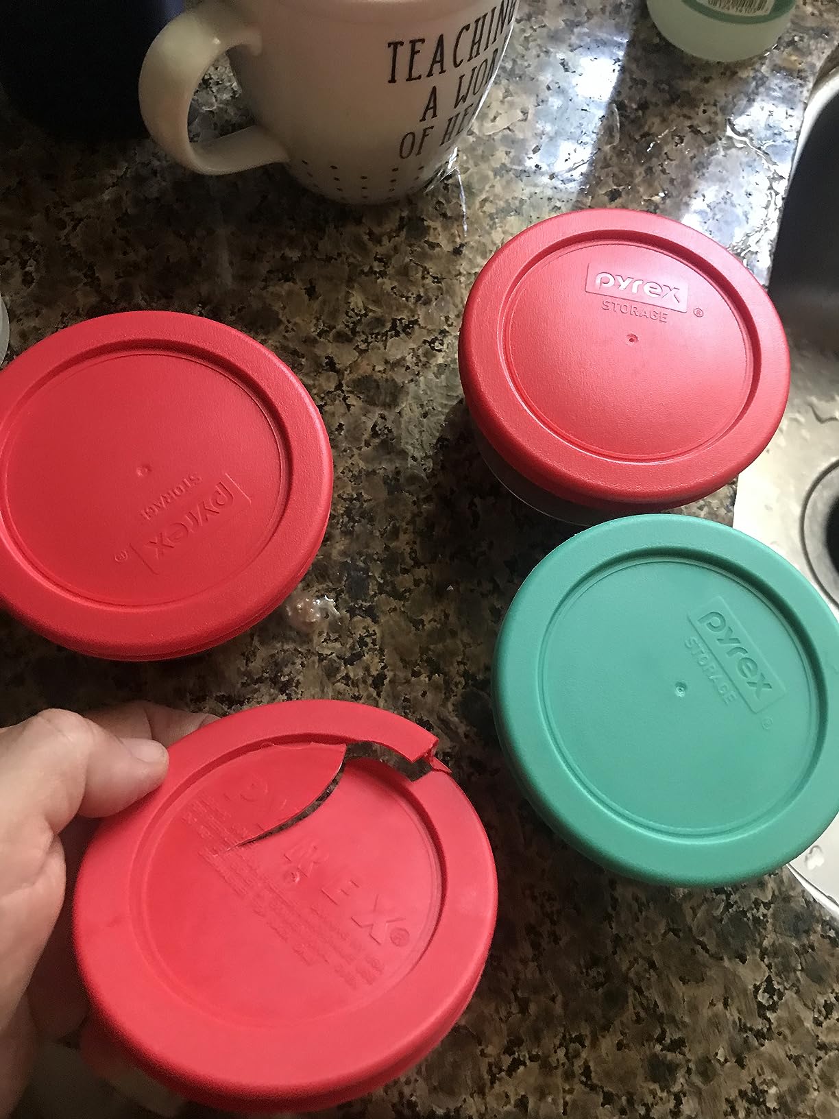 Pyrex 1-cup Storage Containers (Pack of 6) - Total 12-Piece Value Pack | Tempered Glass Bases | BPA-Free Lids | Stackable Design | Microwave Safe | Dishwasher Safe | Meal Prep customer photo 1